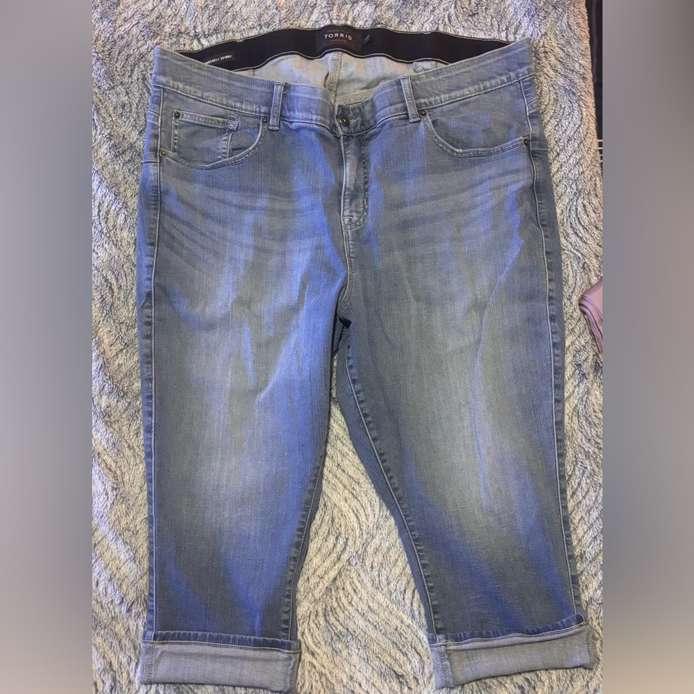 Torrid Plus Size Light Blue Denim Jeans